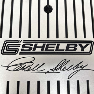 CS Shelby 15" Finned Billet Top Air Cleaner Kit - Black