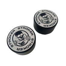 Load image into Gallery viewer, F-U Skeleton 2 - Die-Cast Aluminum Valve Cover Breathers - Black