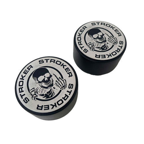 F-U Skeleton 2 - Die-Cast Aluminum Valve Cover Breathers - Black