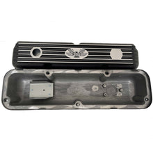 Load image into Gallery viewer, Ford FE 352 American Eagle Short Finned Valve Covers - Black