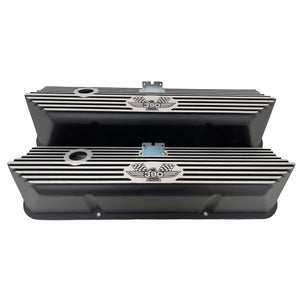 Ford FE Tall 390 American Eagle Valve Covers - Black