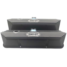 Load image into Gallery viewer, Ford FE 390 GT Tall Valve Covers - Finned - Black
