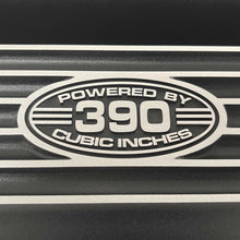Load image into Gallery viewer, Ford FE 390 Valve Covers Short - POWERED BY 390 - Style 2 - Black