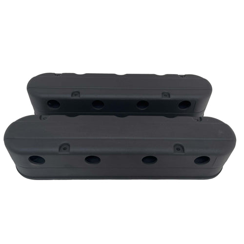 GM Tall LS Valve Covers w/Coil Mounts & Cover - Black