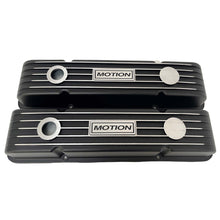 Load image into Gallery viewer, Small Block Chevy MOTION Logo Valve Covers &amp; 13&quot; Air Cleaner - Black