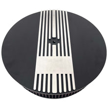 Load image into Gallery viewer, Ford FE 352 American Eagle 13&quot; Narrow Fin Air Cleaner Kit - Black
