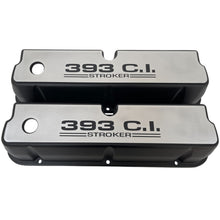 Load image into Gallery viewer, Ford Small Block 393 C.I. Stroker Tall Valve Covers - Billet Top - Black