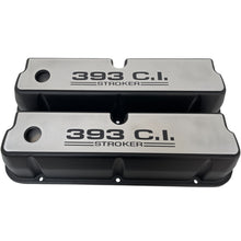 Load image into Gallery viewer, Ford Small Block 393 C.I. Stroker Tall Valve Covers - Billet Top - Black