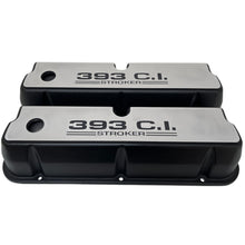 Load image into Gallery viewer, Ford Small Block 393 C.I. Stroker Tall Valve Covers - Billet Top - Black