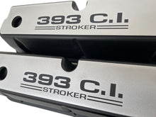 Load image into Gallery viewer, Ford Small Block 393 C.I. Stroker Tall Valve Covers - Billet Top - Black