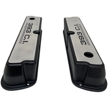 Load image into Gallery viewer, Ford Small Block 393 C.I. Stroker Tall Valve Covers - Billet Top - Black