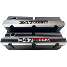 Load image into Gallery viewer, Ford Small Block Pentroof 347 Cobra Valve Covers - Tri-Color 1 - Black