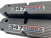 Load image into Gallery viewer, Ford Small Block Pentroof 347 Cobra Valve Covers - Tri-Color 1 - Black