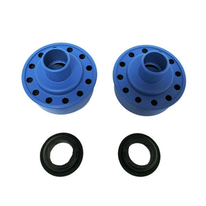 Blue Valve Cover Breather Set with Grommets