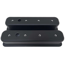 Load image into Gallery viewer, Small Block Chevy Vortec Center Bolt Black Valve Covers - Customizable