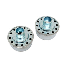 Load image into Gallery viewer, Pontiac Arrow &amp; Script Chrome Valve Cover Breather Set - Polshed