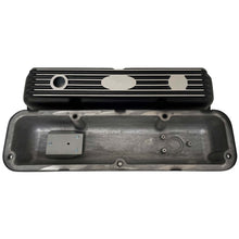 Load image into Gallery viewer, Ford FE 390 Short Finned Valve Covers - Black