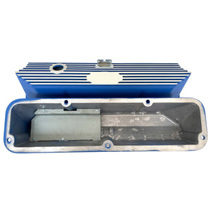 Ford FE Tall 390 Number Logo Valve Covers - Blue