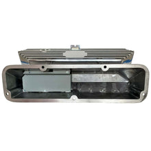 Load image into Gallery viewer, Ford FE Tall FE Silver Logo Valve Covers - Black