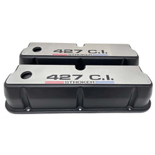Load image into Gallery viewer, Ford 427 C.I. Stroker Tall Valve Covers - Full Billet Top - Black