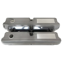 Load image into Gallery viewer, Ford BOSS 302, 351 Windsor Finned Custom Valve Covers - Polished