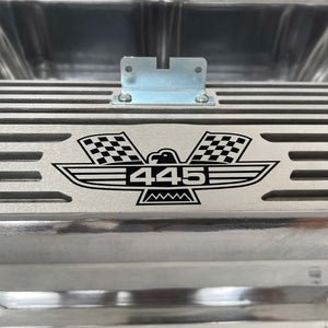 Ford FE Tall 445 American Eagle Valve Covers - Finned - Polished