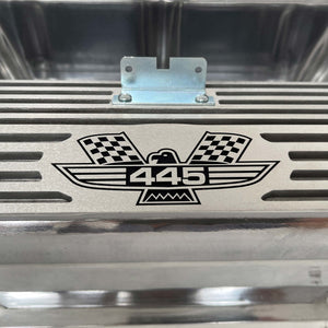 Ford FE 445 American Eagle Valve Covers - Tall, Finned - Polished