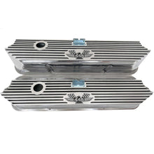 Load image into Gallery viewer, Ford FE 445 American Eagle Valve Covers - Tall, Finned - Polished