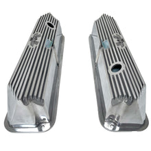 Load image into Gallery viewer, Ford FE 445 American Eagle Valve Covers - Tall, Finned - Polished