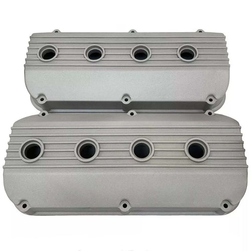 Hemi 392 Finned Valve Covers - Die-Cast Aluminum - Bead Blast