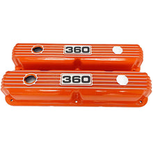 Load image into Gallery viewer, Mopar Performance 360 Finned Valve Covers - Style 1 - Orange