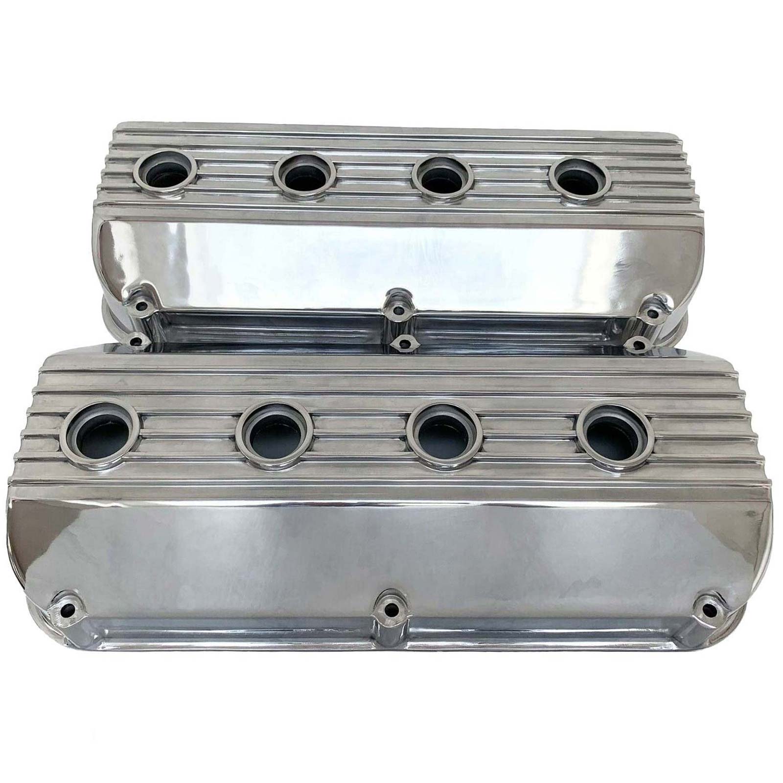 Valve Cover Breather Big Block Chevy Polished Aluminum Valve Covers Tall  Finned 396 454 496 502 BBC Car Parts, image size:1600x1600