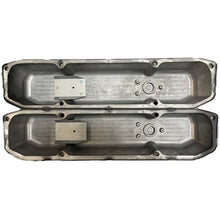 Load image into Gallery viewer, Mopar Performance 383, 400, 440 Cal Custom Style Finned Valve Covers - Polished