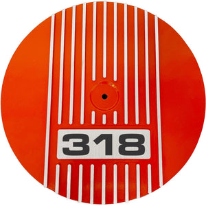 14" Round 318 Air Cleaner Lid Kit - Orange