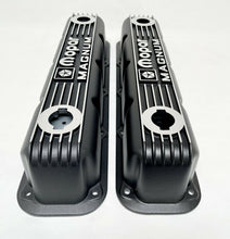 Load image into Gallery viewer, Mopar Magnum Diecast Logo Valve Covers - New Old Stock - Black
