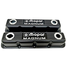 Load image into Gallery viewer, Mopar Magnum Diecast Logo Valve Covers - New Old Stock - Black