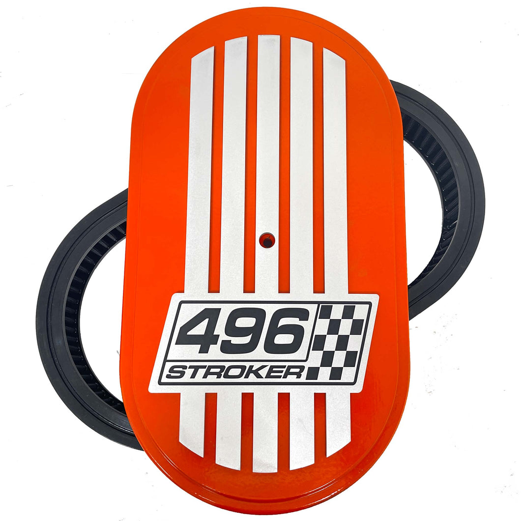 496 Stroker, Custom Raised Billet Top Logo 15