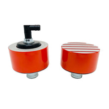 Load image into Gallery viewer, Diecast Aluminum Wide Fin Valve Cover Breather &amp; PCV Valve - Orange