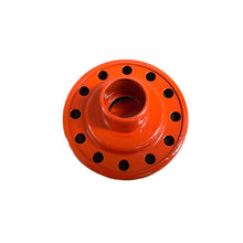 Load image into Gallery viewer, 383 Orange Breather Set, Die-Cast Aluminum, Sanded Tops