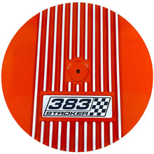 Load image into Gallery viewer, Small Block Chevy 383 Stroker Logo - 13&quot; Round Air Cleaner Kit - Orange