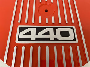 14" Round Custom 440 Air Cleaner Lid Kit - Orange