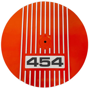 Big Block Chevy 454 - 13" Round Air Cleaner Kit - Style 1 - Orange