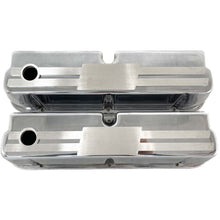 Load image into Gallery viewer, Ford 289, 302, 351 Windsor Tall Valve Covers - Custom Billet Top - Polished