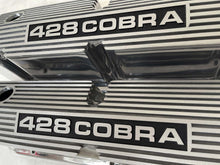 Load image into Gallery viewer, Ford Small Block Pentroof 428 Cobra Tall Valve Covers - Polished