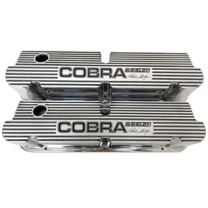 Ford Small Block Pentroof CS Shelby Cobra Tall Valve Covers - Polished