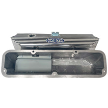Load image into Gallery viewer, Ford FE 427 Valve Covers Tall (POWERED BY 427 CUBIC INCHES) Blue Logo - Polished