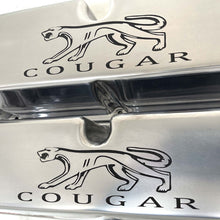 Load image into Gallery viewer, Ford 289, 302, 351 Windsor Cougar Valve Covers with Script - Polished