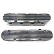 Load image into Gallery viewer, GM Polished, Finned LS Valve Covers w/Coil Mounts &amp; Cover
