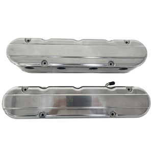 GM Polished LS Valve Covers w/Coil Mounts & Cover