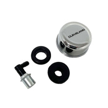 Load image into Gallery viewer, Cleveland Chrome Valve Cover Breather &amp; Small PCV Valve - Polished